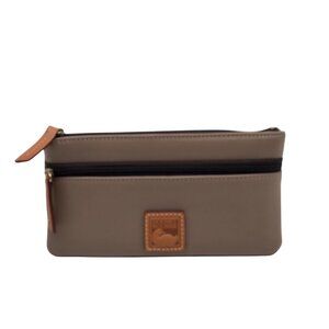 Dooney & Bourke Taupe Leather Wexford Wallet